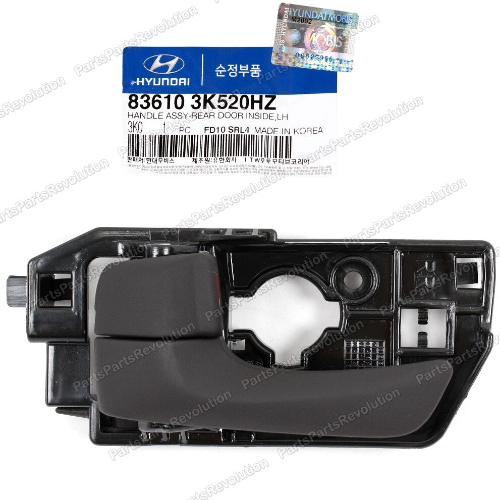 GENUINE Inside Door Handle Rear Left 836103K520HZ for Hyundai 2009-2010 Sonata