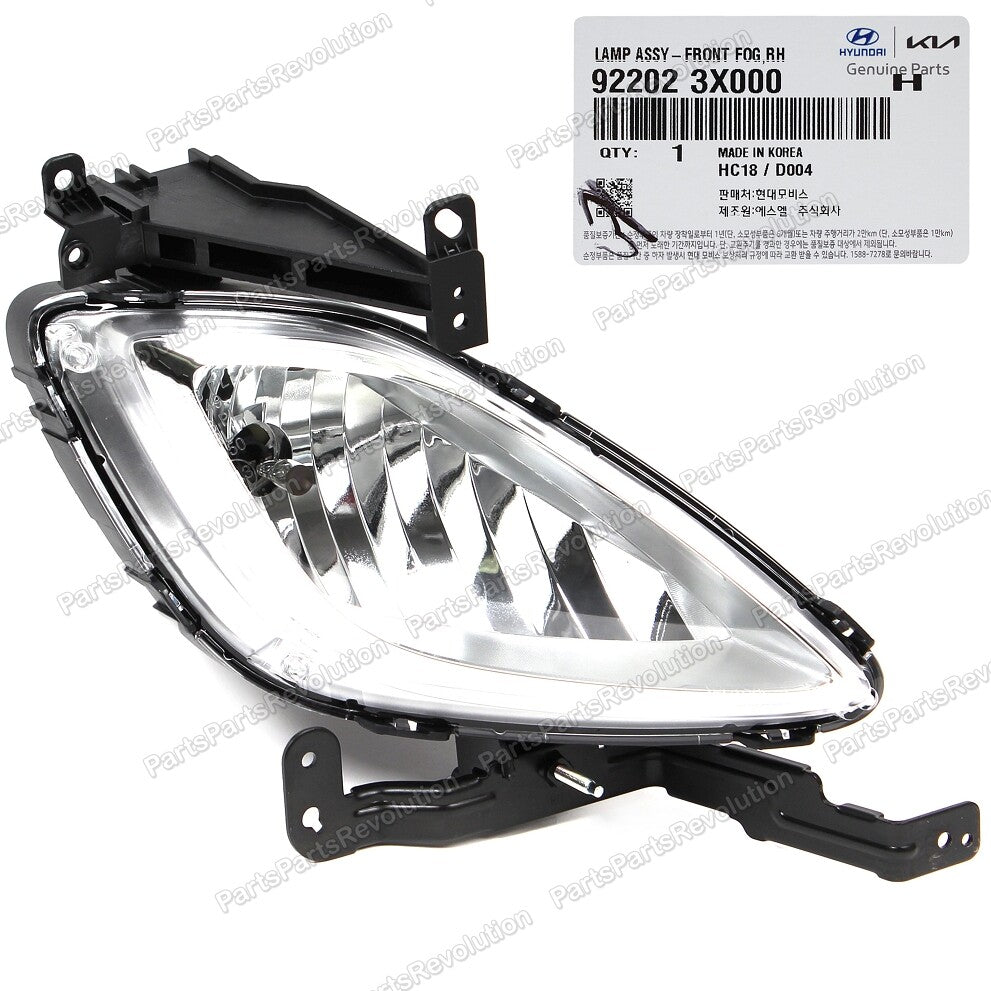 GENUINE Fog Lamp Light PASSENGER 922023X000 for 11-13 Hyundai Elantra