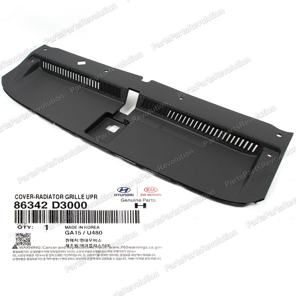 Front Upper Grille Radiator Cover for 2021 2022 Hyundai Santa Fe 86342-D3000