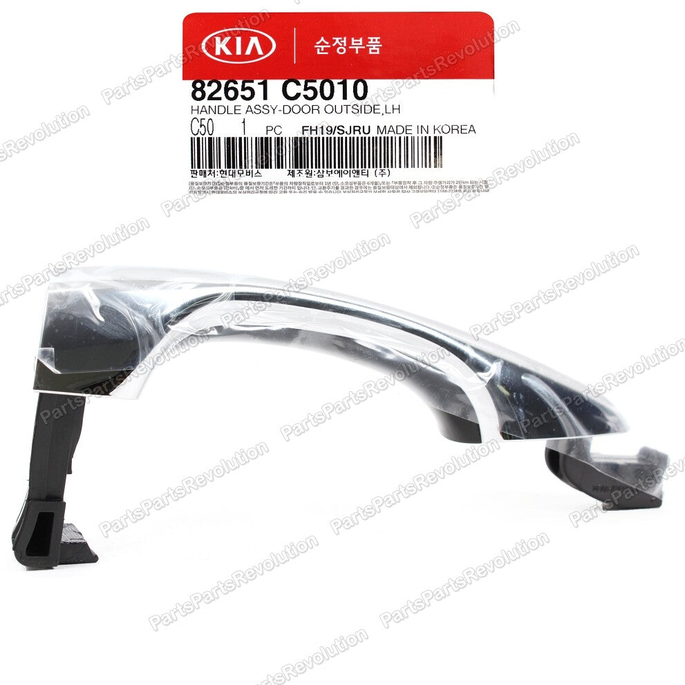 GENUINE Outside Door Handle Chrome Left 82651C5010 for Kia 2016-2020 Sorento