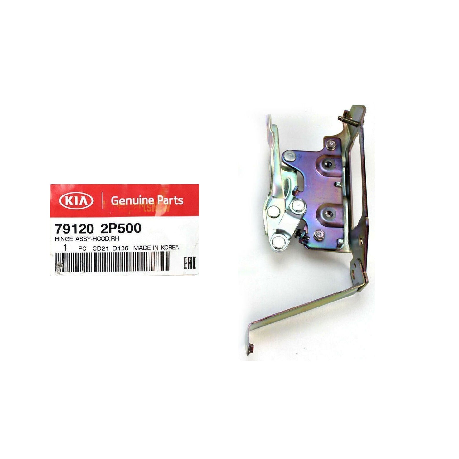 GENUINE 791202P500 Hood Hinge Assembly Right for Kia Sorento 2012-2020