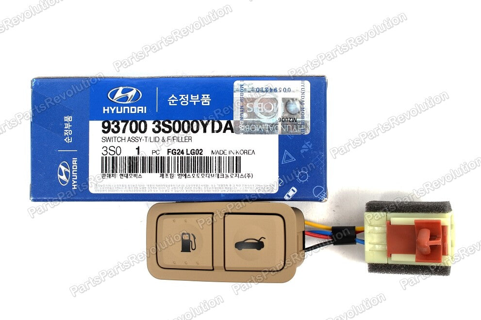 Beige Trunk Fuel Door Opener Button for 11-15 Hyundai Sonata 937003S000YDA