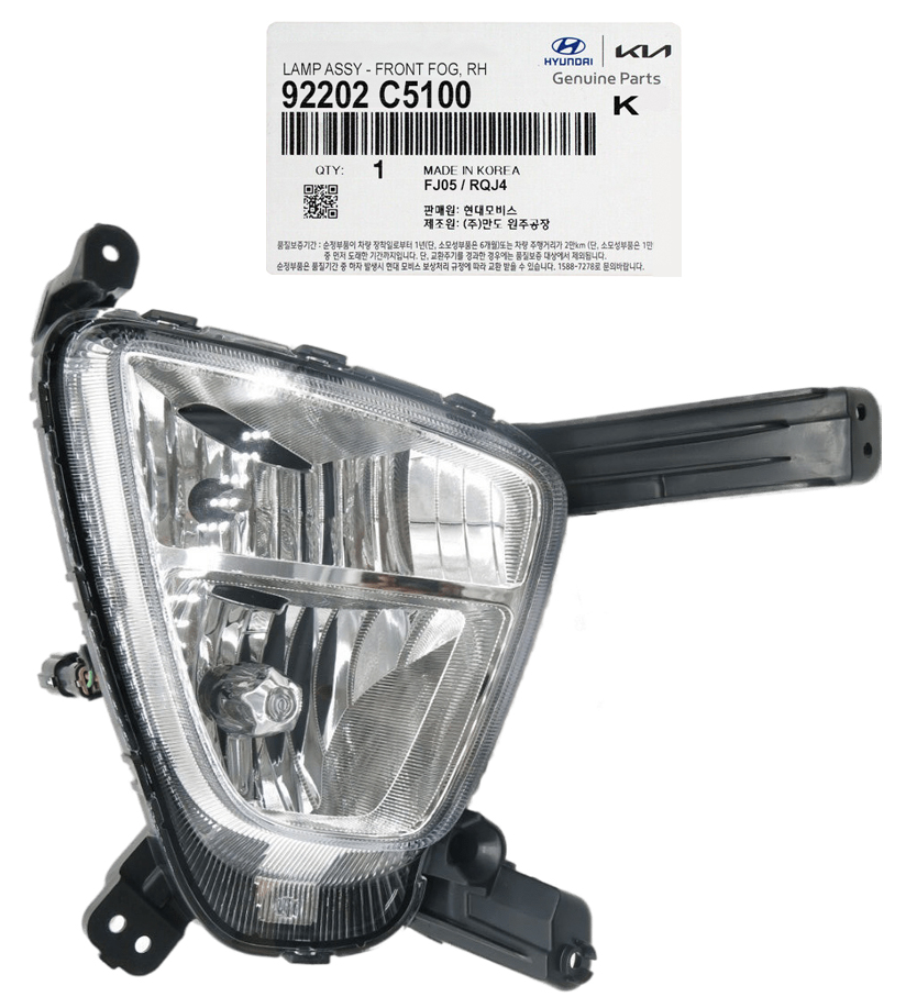 GENUINE 92202C5100 Front Fog Lamp Right Passenger Side for KIA