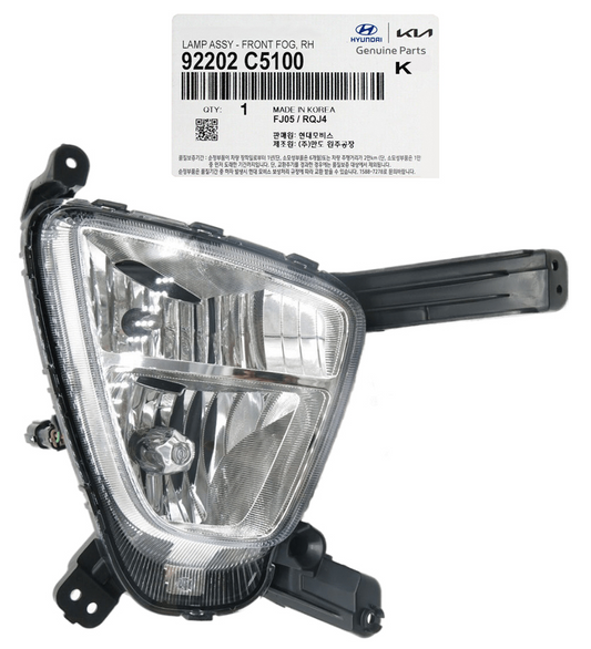 GENUINE 92202C5100 Front Fog Lamp Right Passenger Side for KIA
