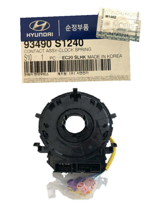 GENUINE SRS Clock Spring Contact Wiring for Hyundai Santa Fe 19-20 93490S1240