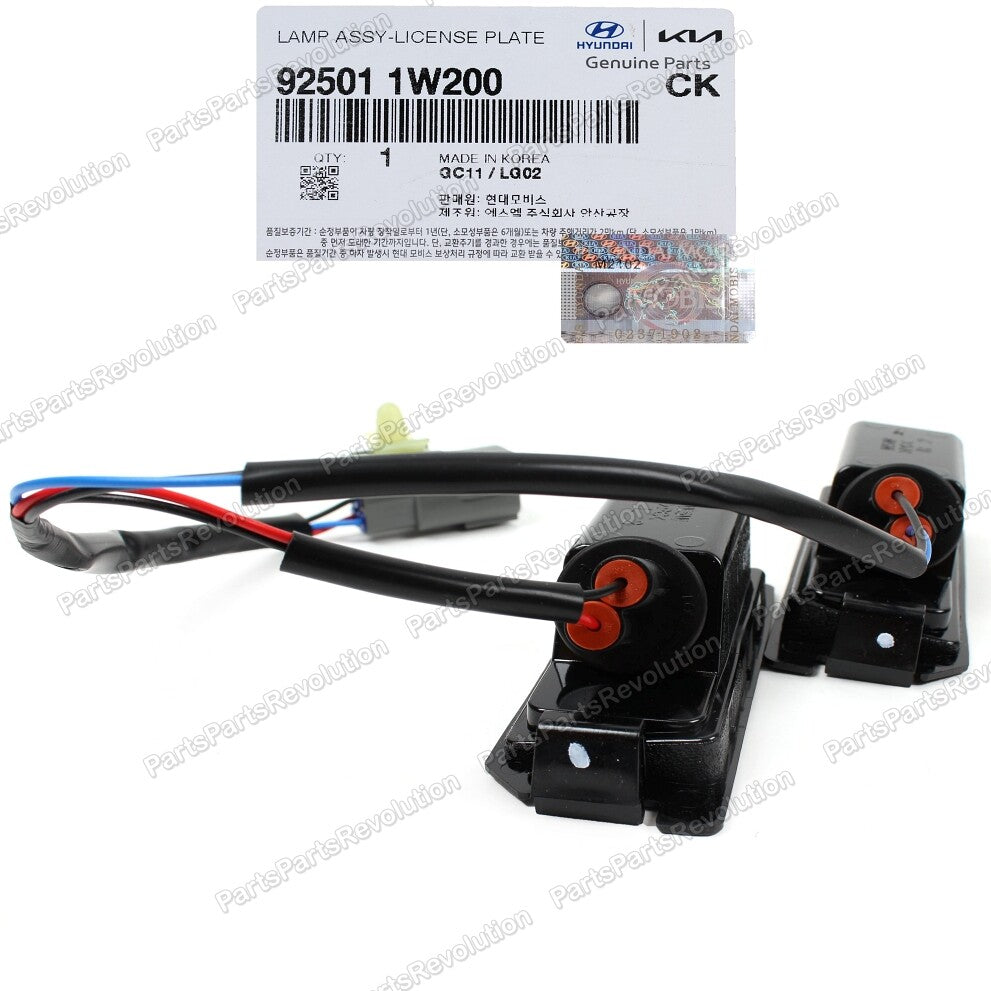 Genuine 925011W200 License Plate Modules Lamp for KIA RIO PRIDE 2012-2017