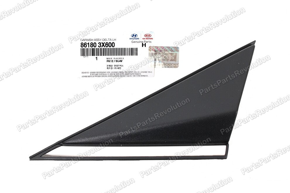 Fender Corner Molding Left 861803X600 for Hyundai Elantra 2014-2016