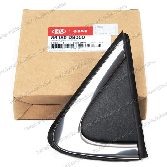 Fender Corner Mirror Molding Driver Left 86180D9000 for Kia Sportage 17-20