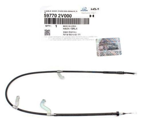 GENUINE 597702V000 Right Parking Brake Cable for Hyundai Veloster 2012-2017