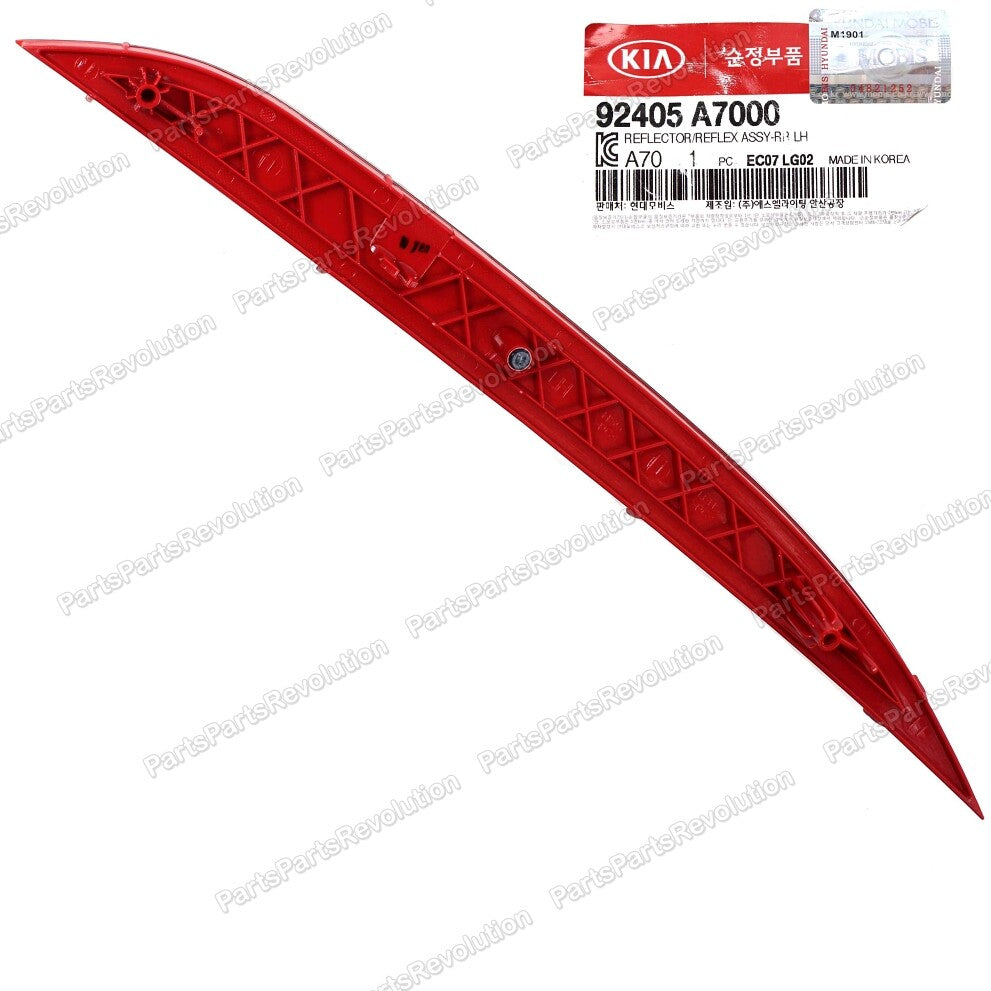 Bumper Reflector Rear Left 92405A7000 for Kia Forte 2014-2016