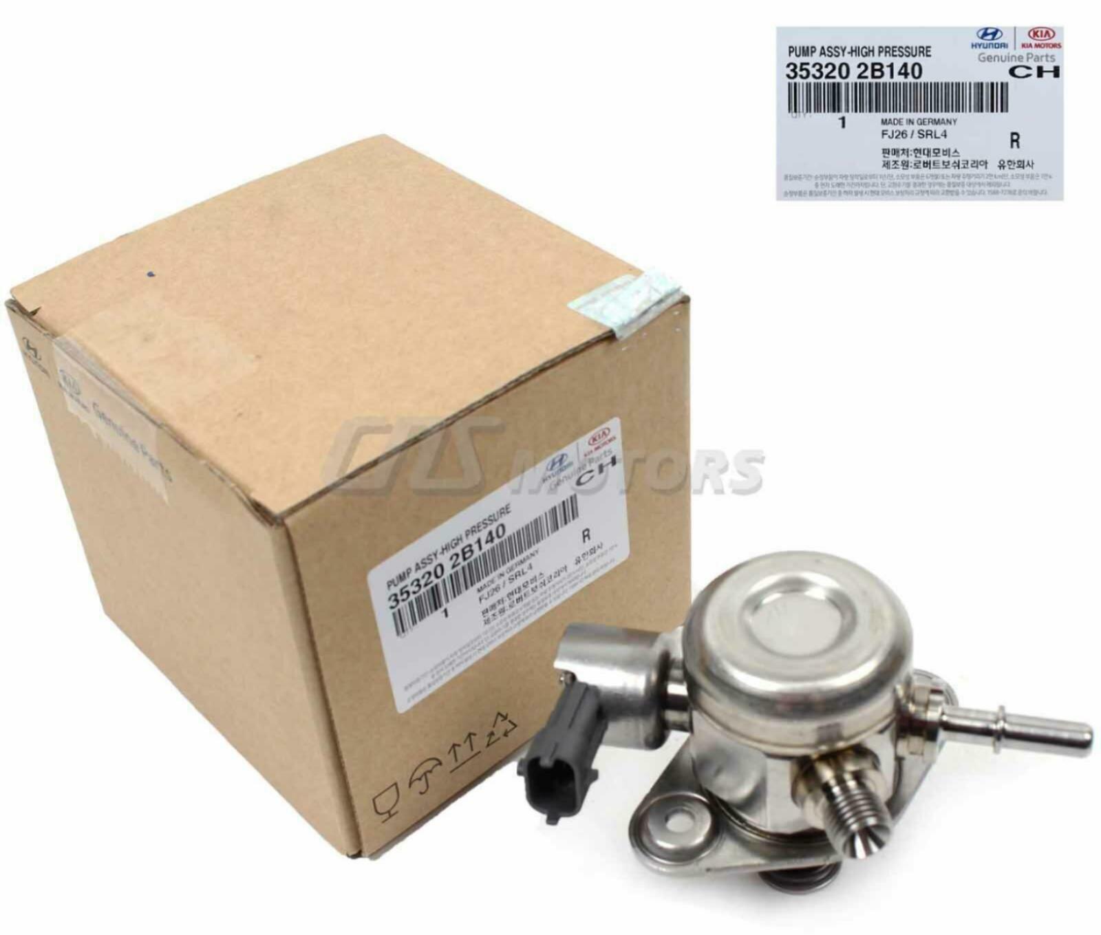 GENUINE High Pressure Pump for 12-17 Hyundai Accent Veloster 1.6L 353202B140