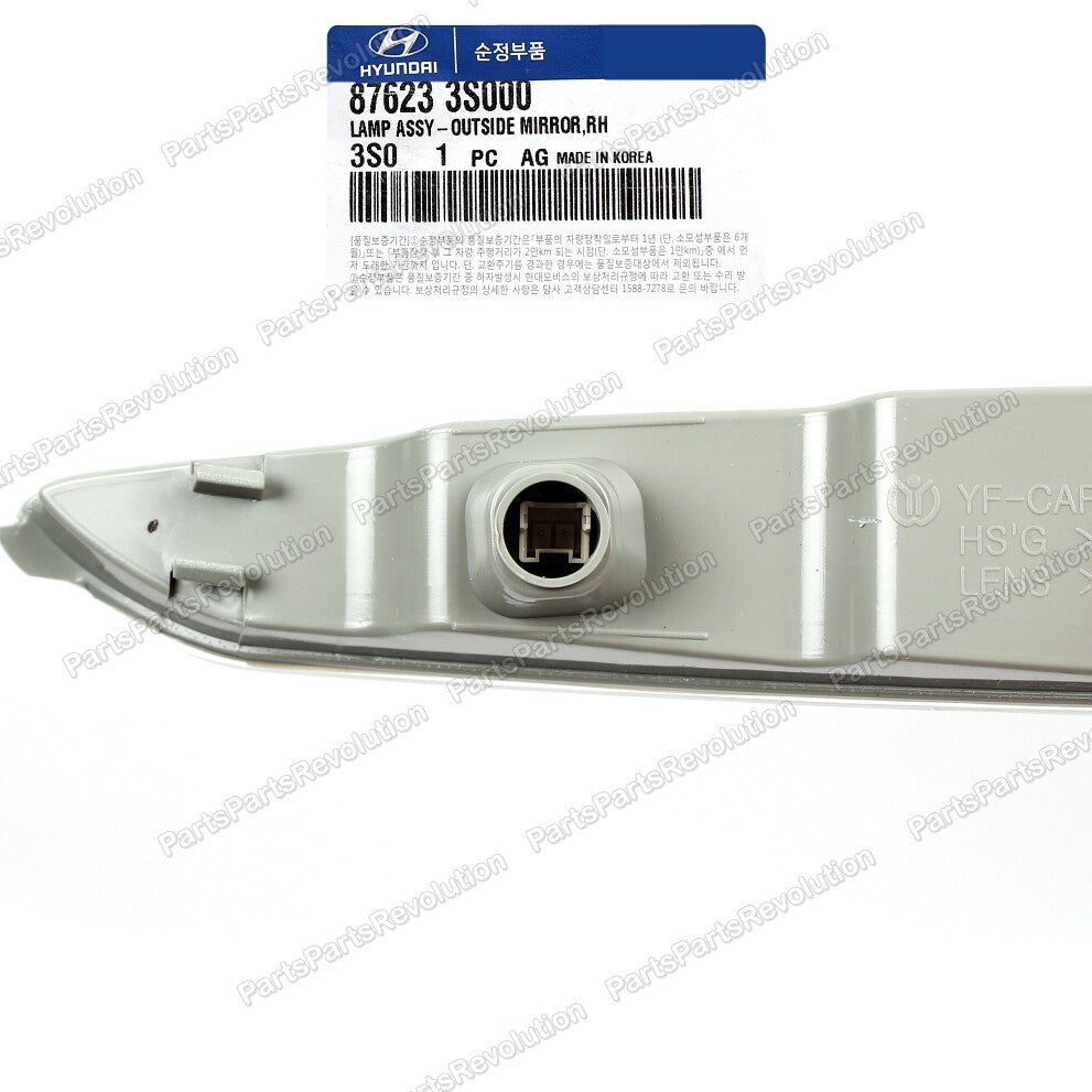 Turn Signal Side Mirror Right 876233S000 for Hyundai Sonata 2011-2015