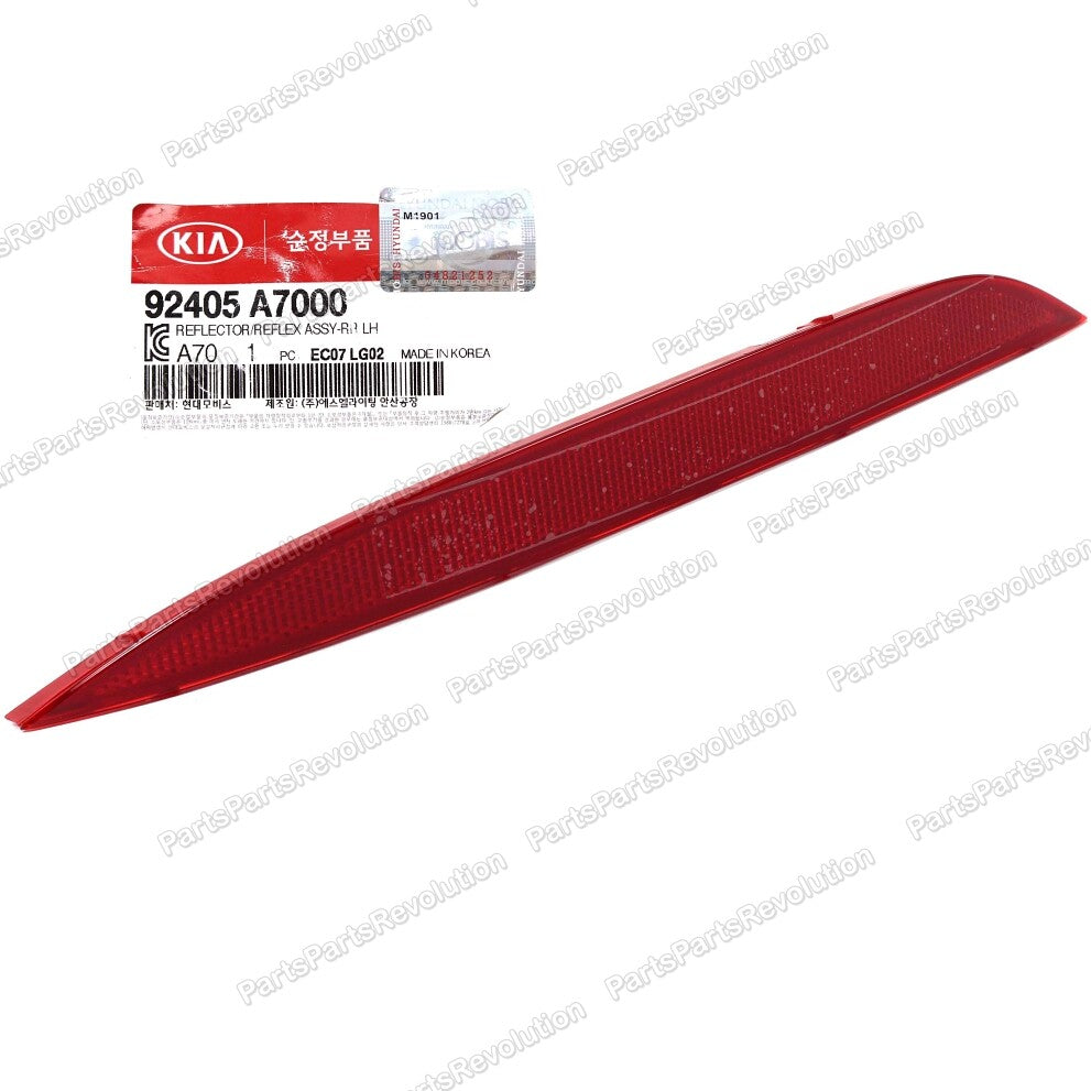 Bumper Reflector Rear Left 92405A7000 for Kia Forte 2014-2016