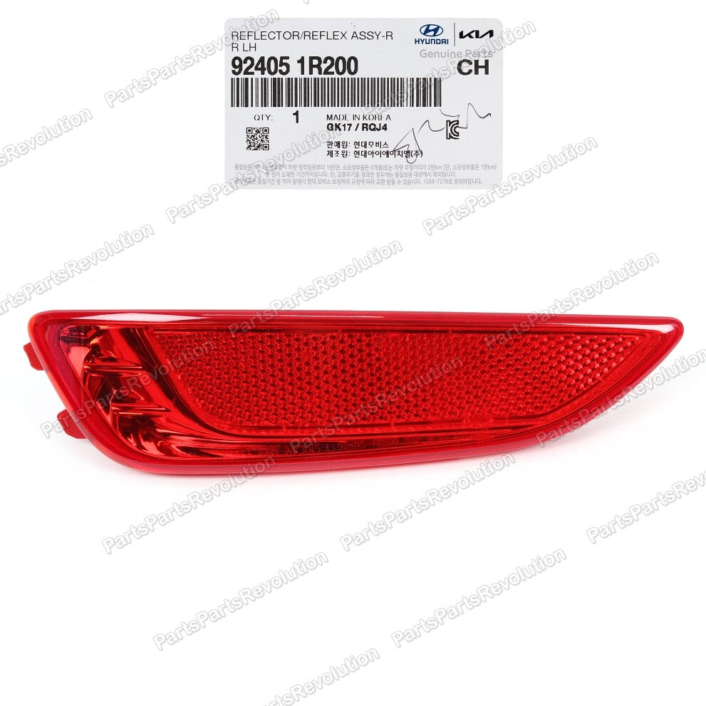 Bumper Reflector Rear Left 924051R200 for Hyundai Accent 2012-2017