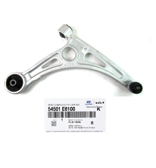 GENUINE 54501E6100 Control Arm Front Right for Sonata Optima Hybrid 16-20
