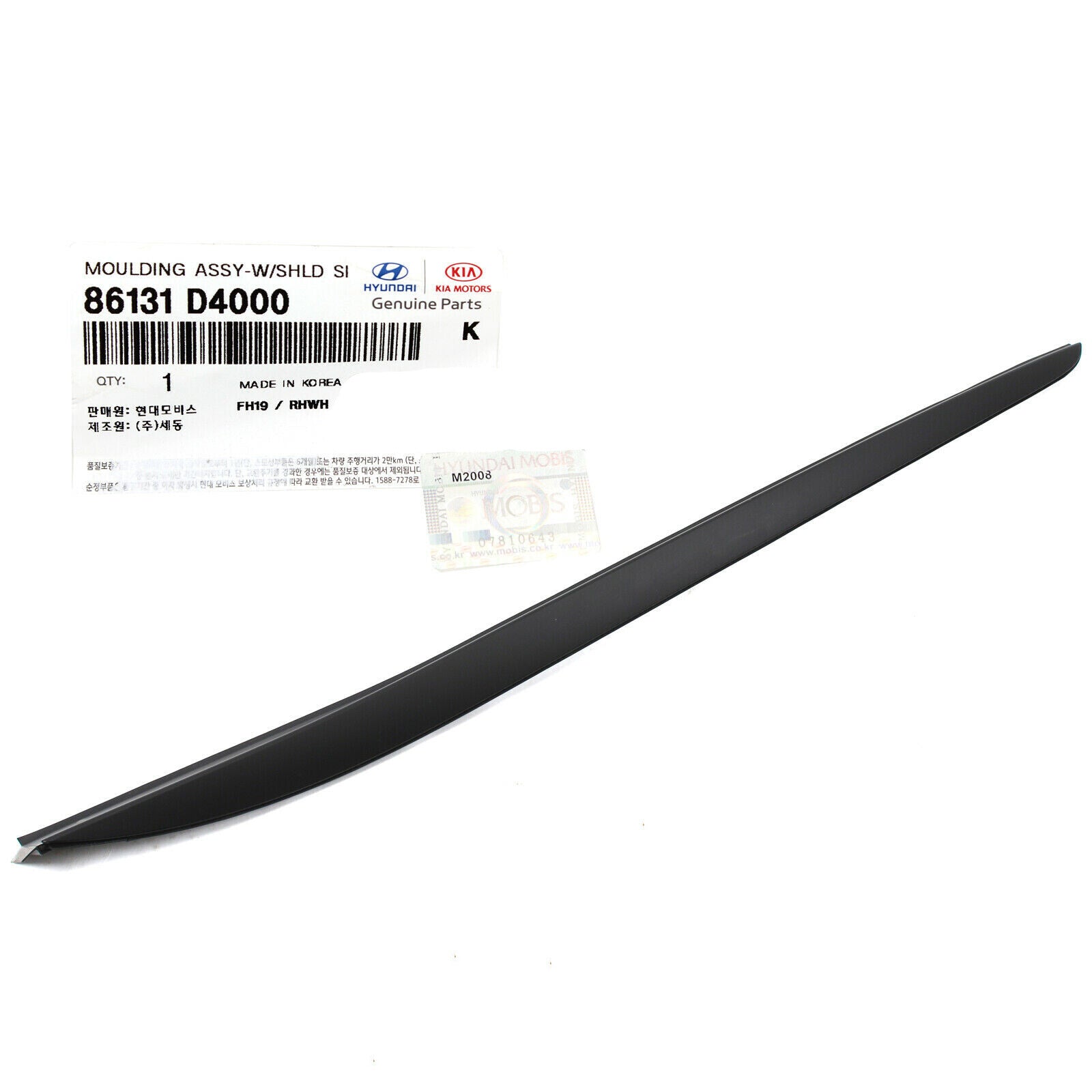 GENUINE 86131D4000 Moulding Assembly Left Windshield for Kia Optima 2016-2020