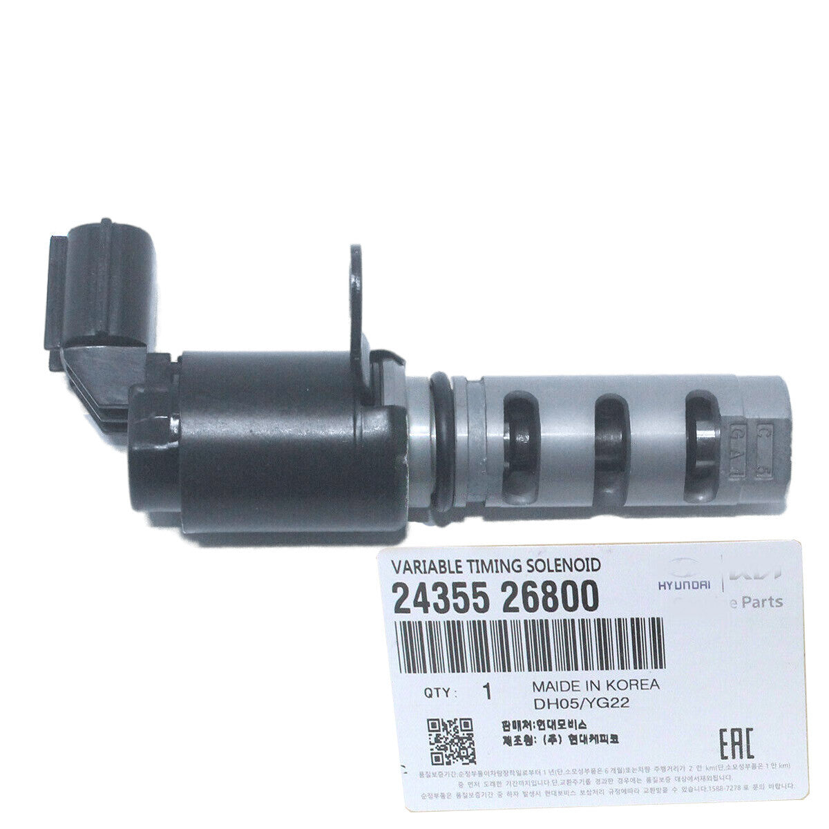 GENUINE 2435526800 Variable Valve Timing Solenoid for Hyundai Accent & KIA Rio