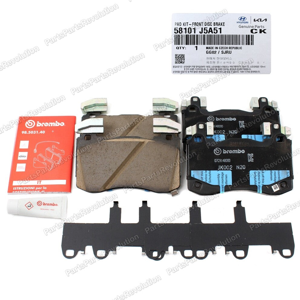 Brake Pad Kit Brembo Front 58101J5A51 for Genesis * See Compatibility *