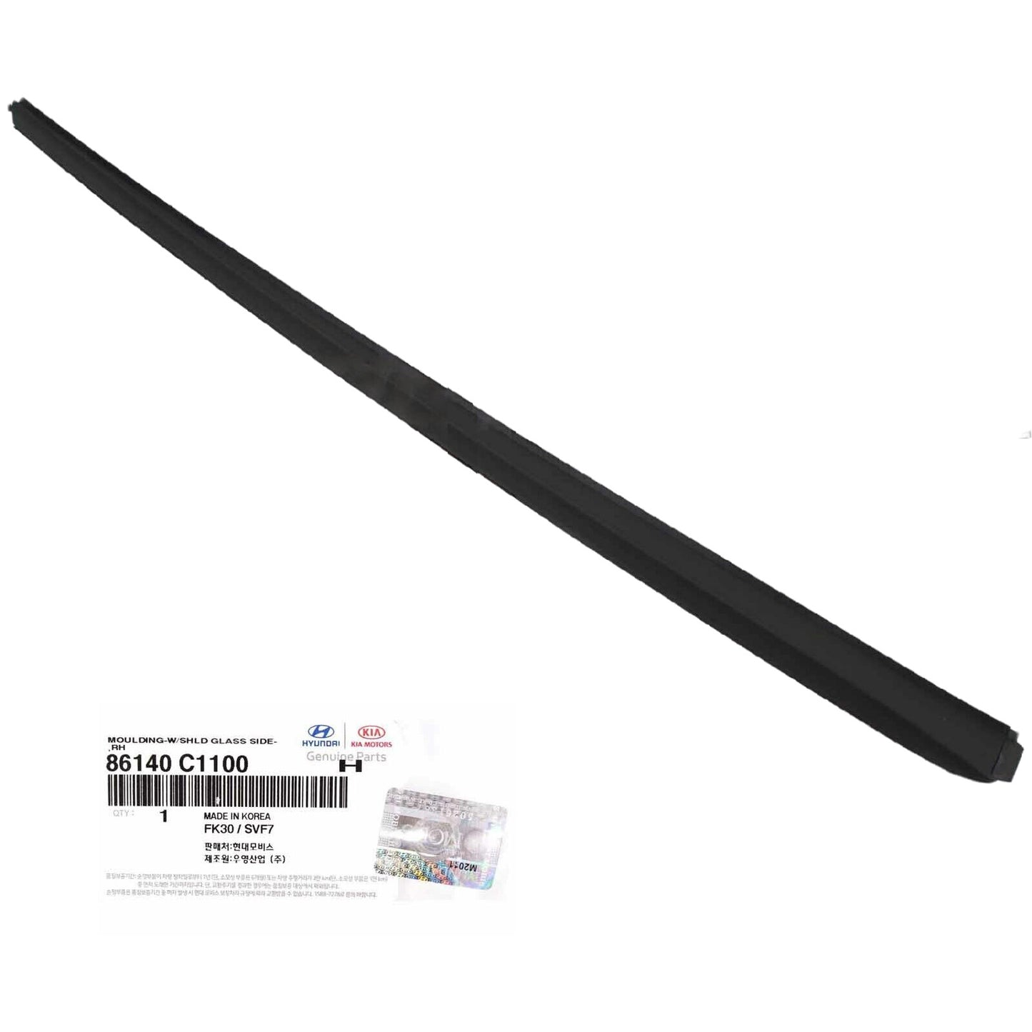 GENUINE 86140C1100 Windshield Pillar Molding Front RH for Hyundai Sonata 15-19