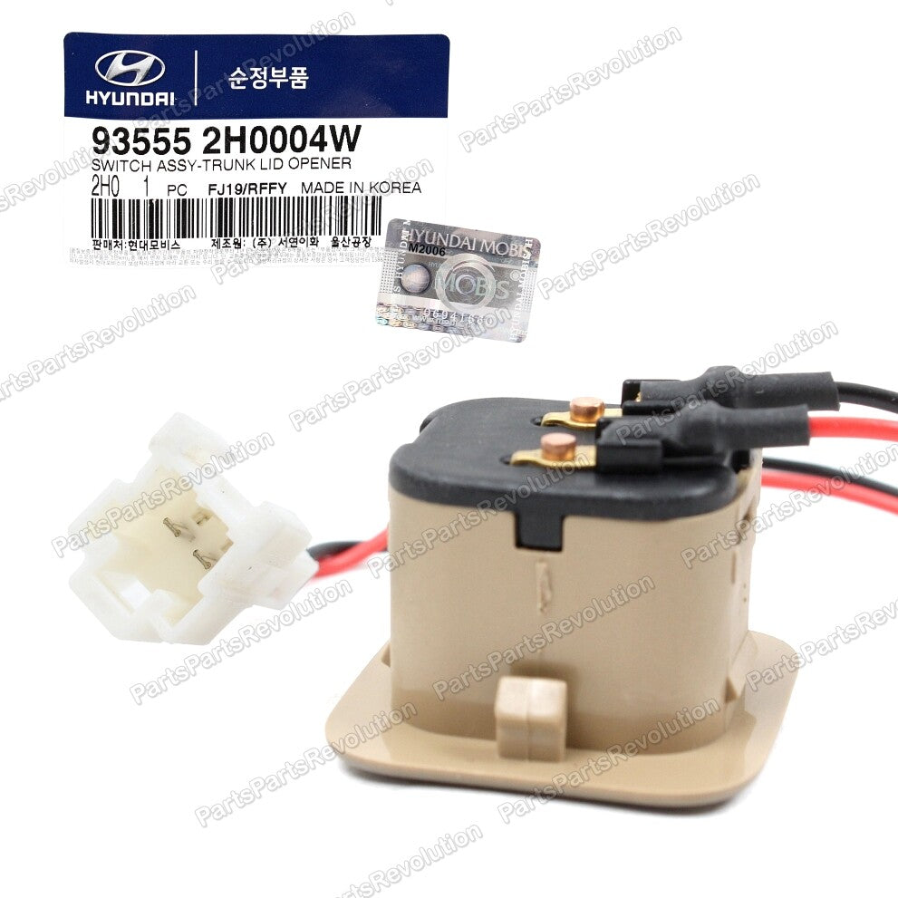 GENUINE Trunk Lid Opener Switch 935552H0004W for Hyundai 2007-2010 Elantra