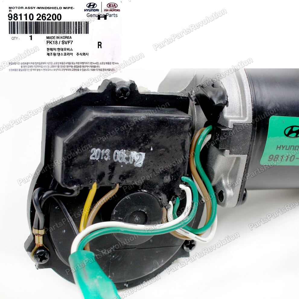Windshield Wiper Motor Front 9811026200 for Hyundai SantaFe 2001-2004