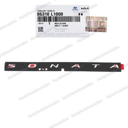 GENUINE Emblem Trunk Nameplate Rear 86310L1000 for Hyundai 2020-2023 Sonata