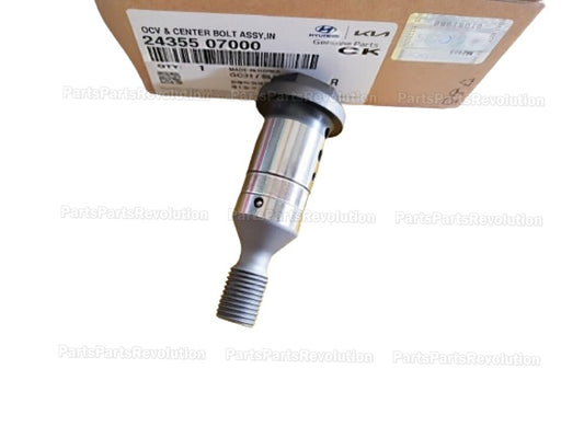 Engine Variable Valve Timing Oil Control Valve 2435507000 for Kia Rio 2020-2022