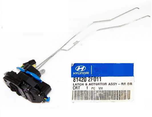 GENUINE 814202F011 Rear Right Door Latch & Actuator for KIA Spectra 2003-2009