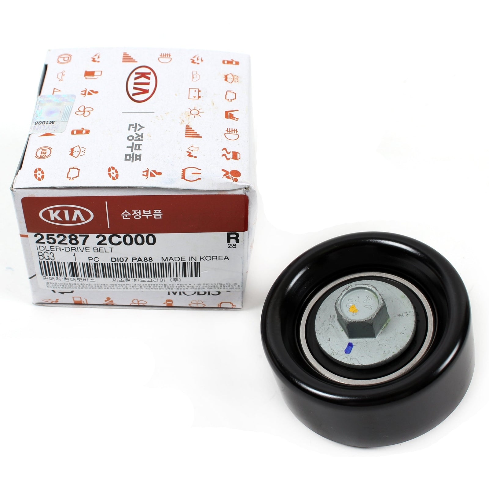 GENUINE 252872C000 Belt Idler Pulley for Hyundai Genesis Coupe 2.0L 2010-2014