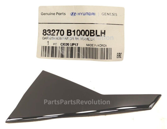 GENUINE 83270B1000BLH Rear Left Door Frame Garnish for Genesis 15-16 G80 17-20