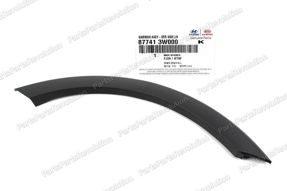 Fender Wheel Molding Driver Left 877413W000 for Kia Sportage 11-16