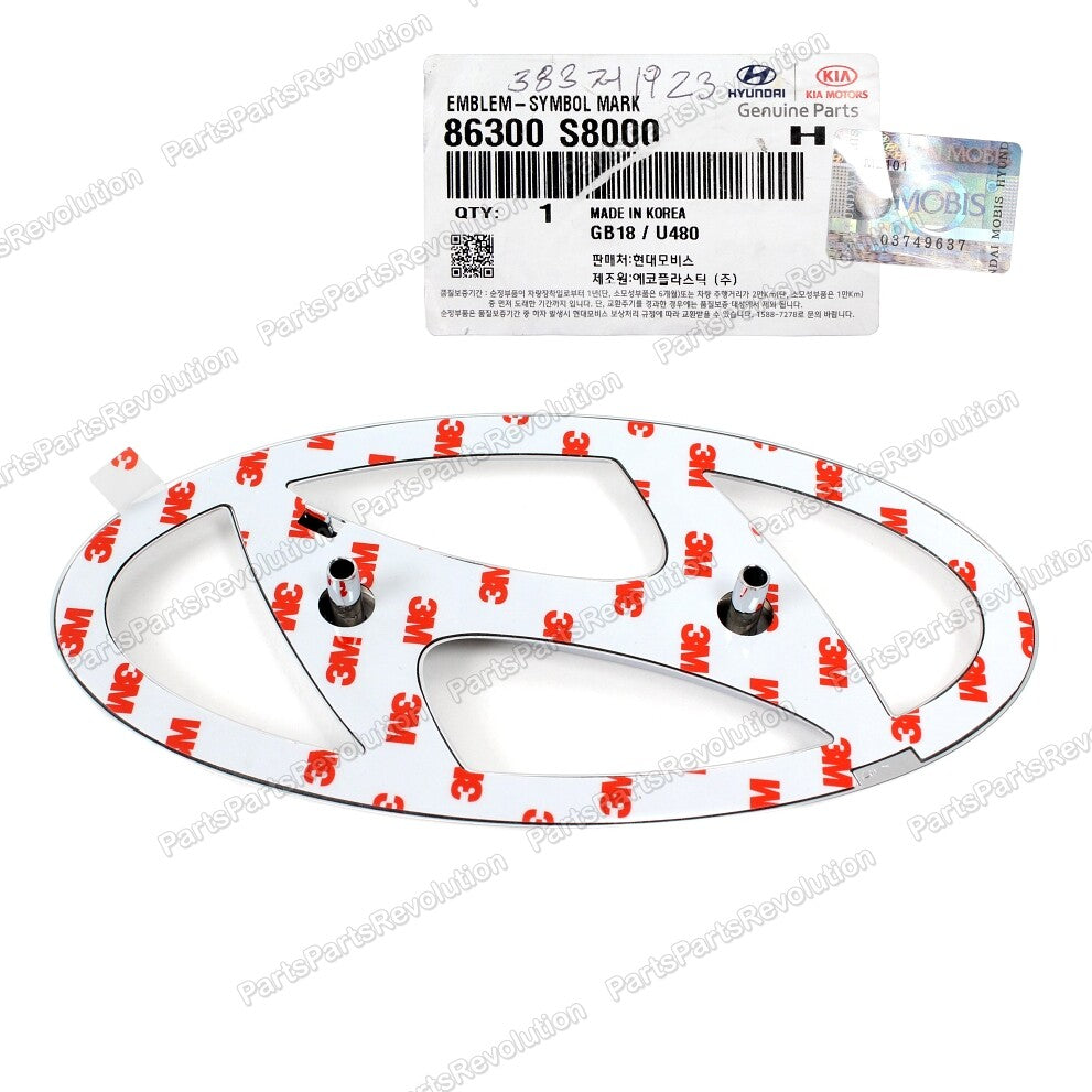 GENUINE Emblem Grille H Logo Front 86300S8000 for Hyundai 2020-2023 Palisade