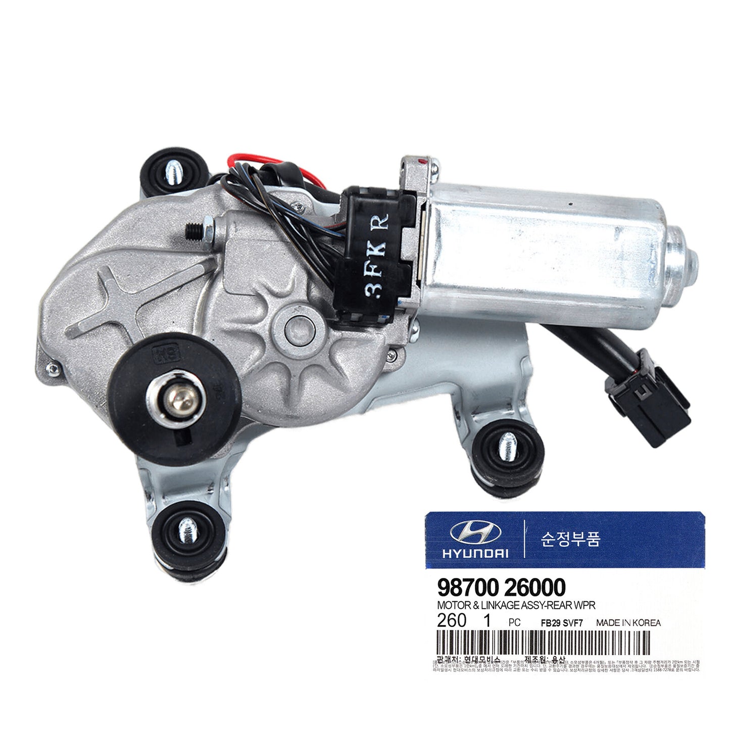 GENUINE 9870026000 Rear Windshield Wiper Motor for Hyundai Santa Fe 2001-2006