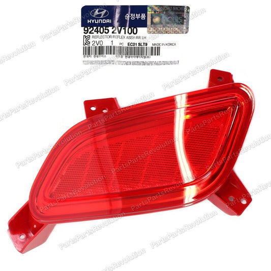 Bumper Reflector Rear Left 924052V100 for Hyundai Veloster 2012-2017