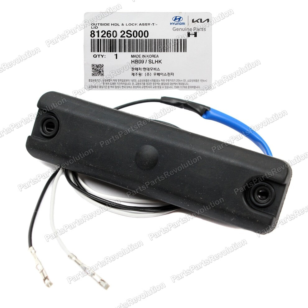 GENUINE Outside Trunk Lid Lock Button Handle 812602S000 for Hyundai 10-15 Tucson