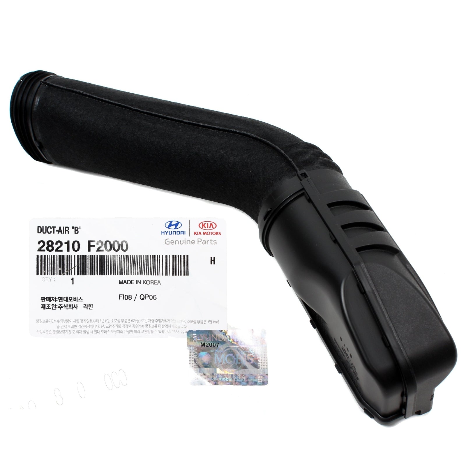 GENUINE 28210F2000 Air Cleaner Intake Duct Tube for Hyundai Elantra 2.0L 2017-20