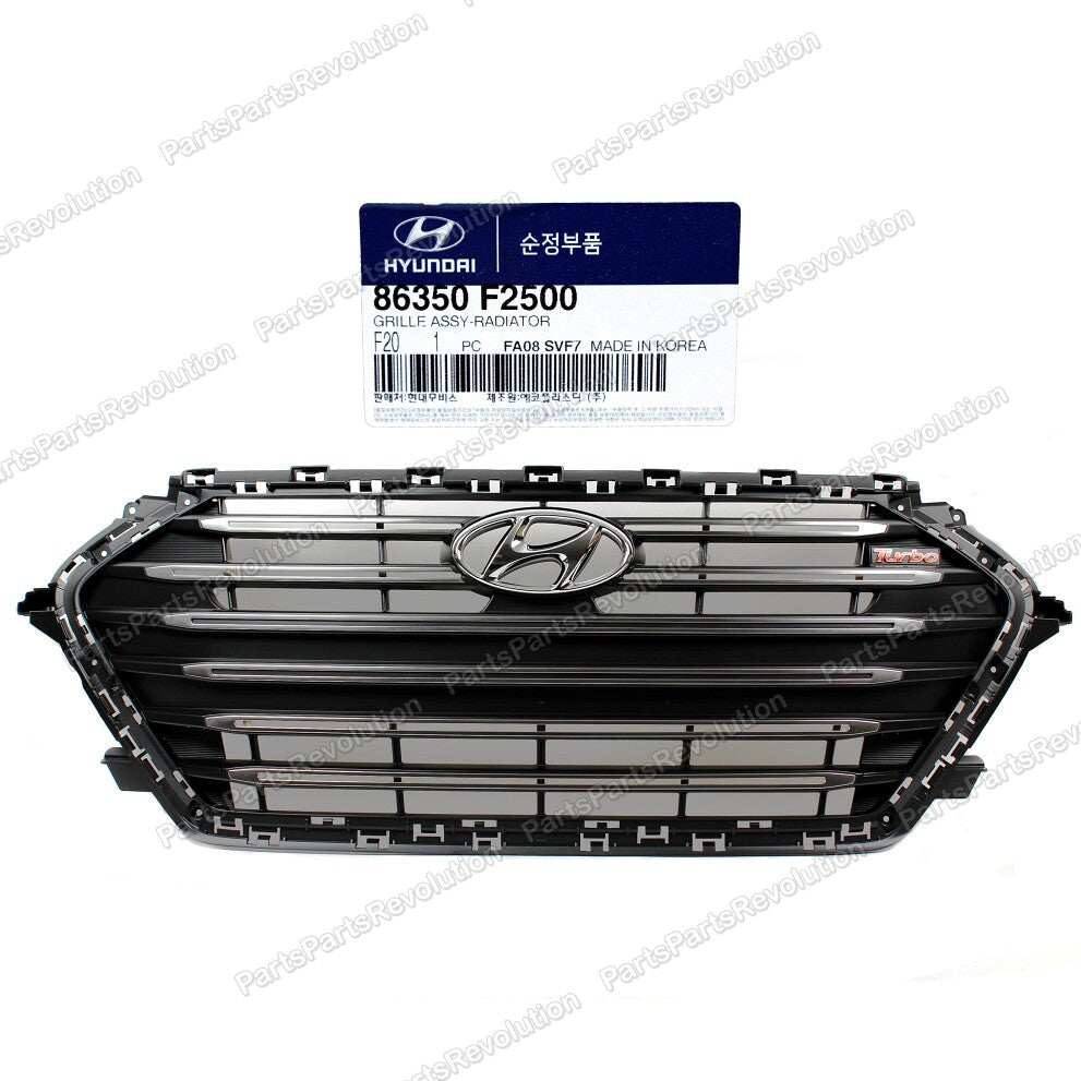 Radiator Grille & Molding 86350F2500 for Hyundai Elantra 1.6L 2017-2018