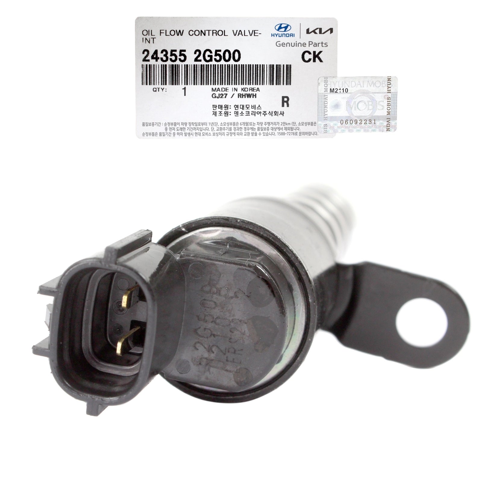 GENUINE 243552G500 Variable Valve Timing Solenoid for Hyundai Tucson Optima