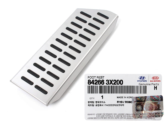GENUINE 842663X200 Aluminum Foot Rest Pedal Pad for Hyundai Elantra 2011-2017