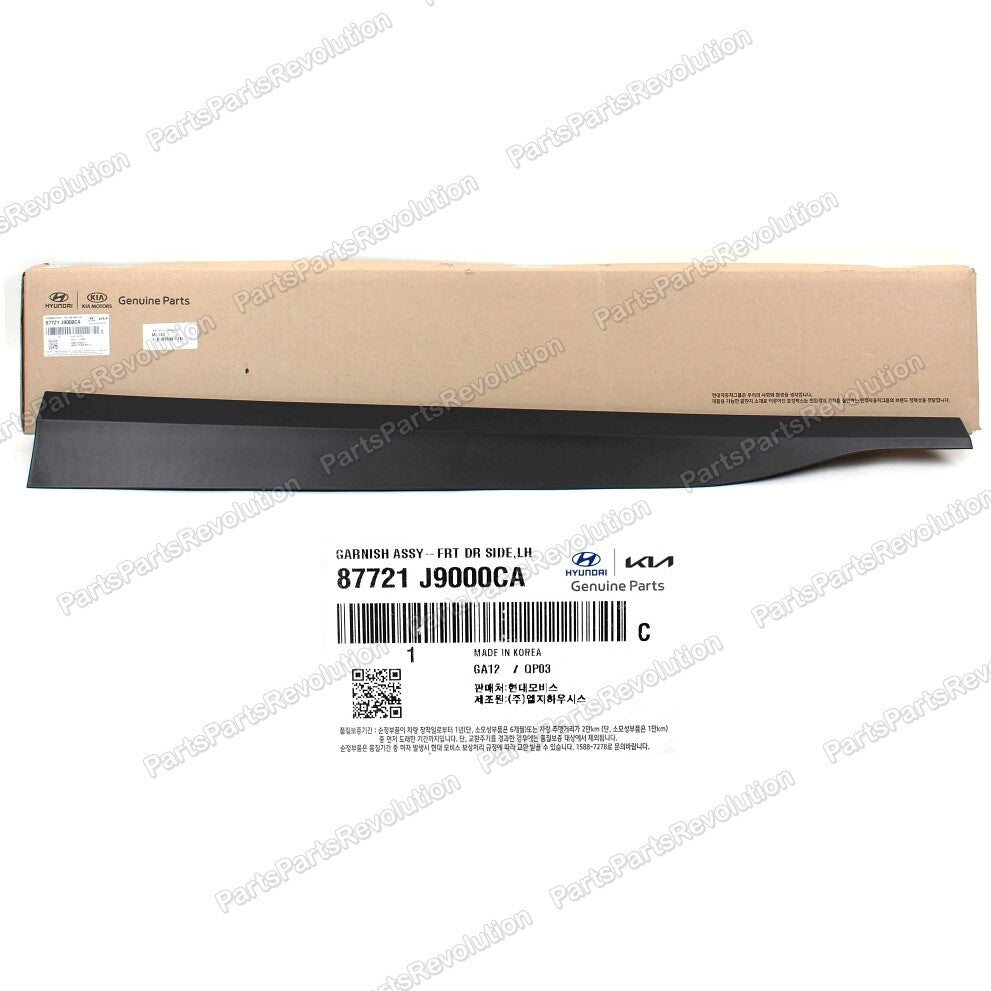 Door Molding Front Lower Left 87721J9000CA for Hyundai Kona 18-20