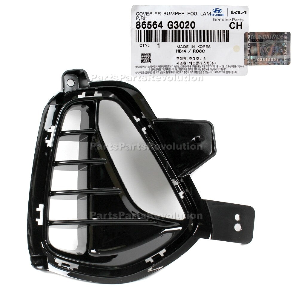 GENUINE DRL Fog Lamp Cover RIGHT Side for 18-20 Hyundai Elantra GT 86564G3020