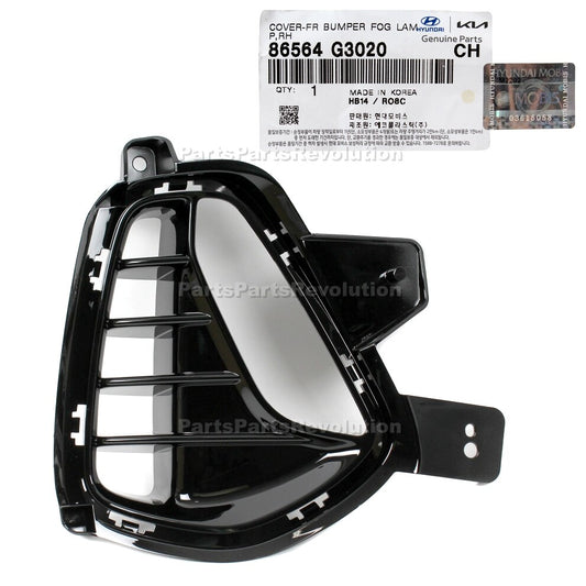 GENUINE DRL Fog Lamp Cover RIGHT Side for 18-20 Hyundai Elantra GT 86564G3020