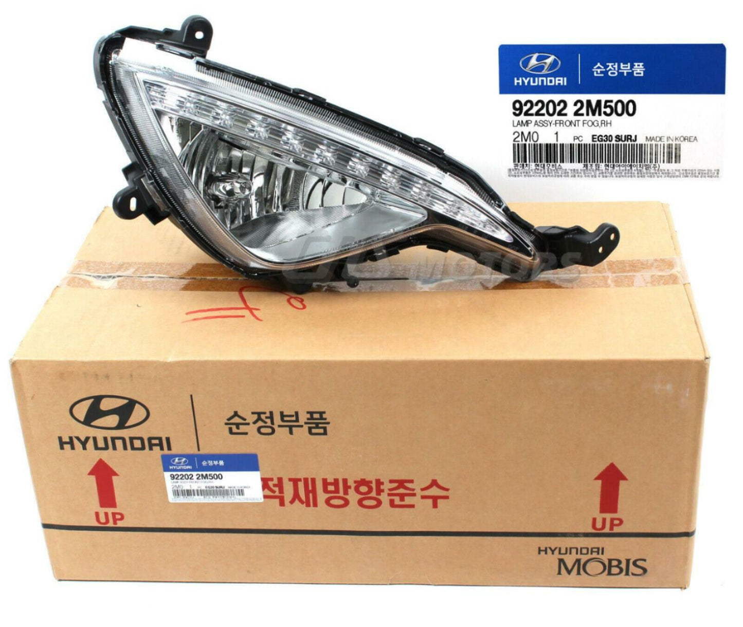 GENUINE Fog Lamp Light LEFT & RIGHT for 13-16 Hyundai Genesis Coupe 922012M500