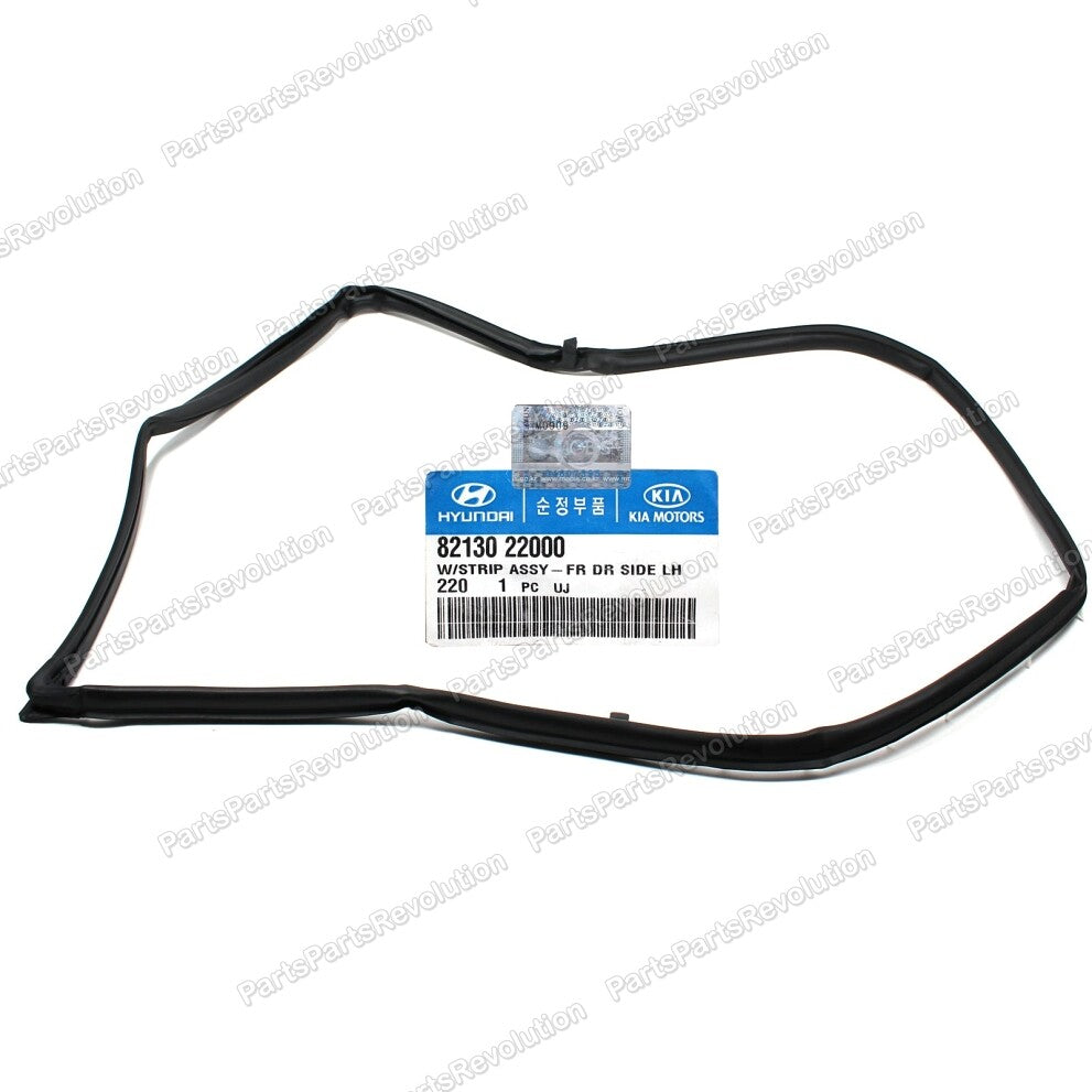 Door Side-Door Rubber Weatherstrip Seal FR/LH for 95~99 Hyundai Accent 4DR/5DR