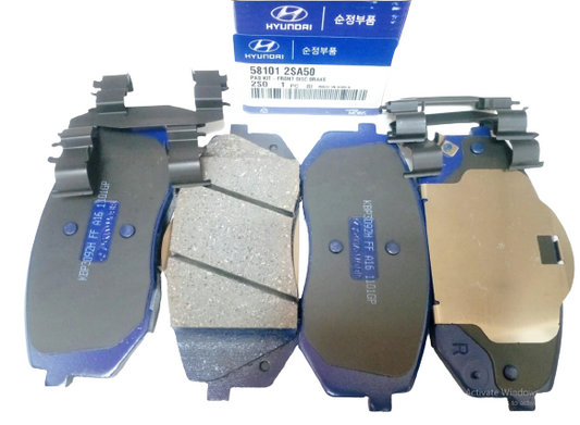 GENUINE 581012SA51 Front Disc Brake Pad Kit for Sonata Kia Sportage Soul Optima
