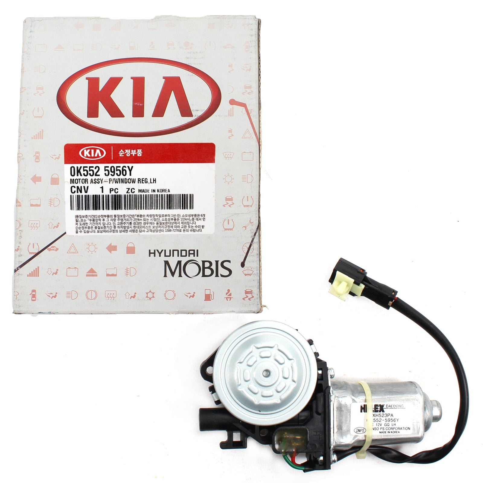 GENUINE 0K5525956Y Front Right Window Motor for KIA Sedona & Sorento 2003-2009