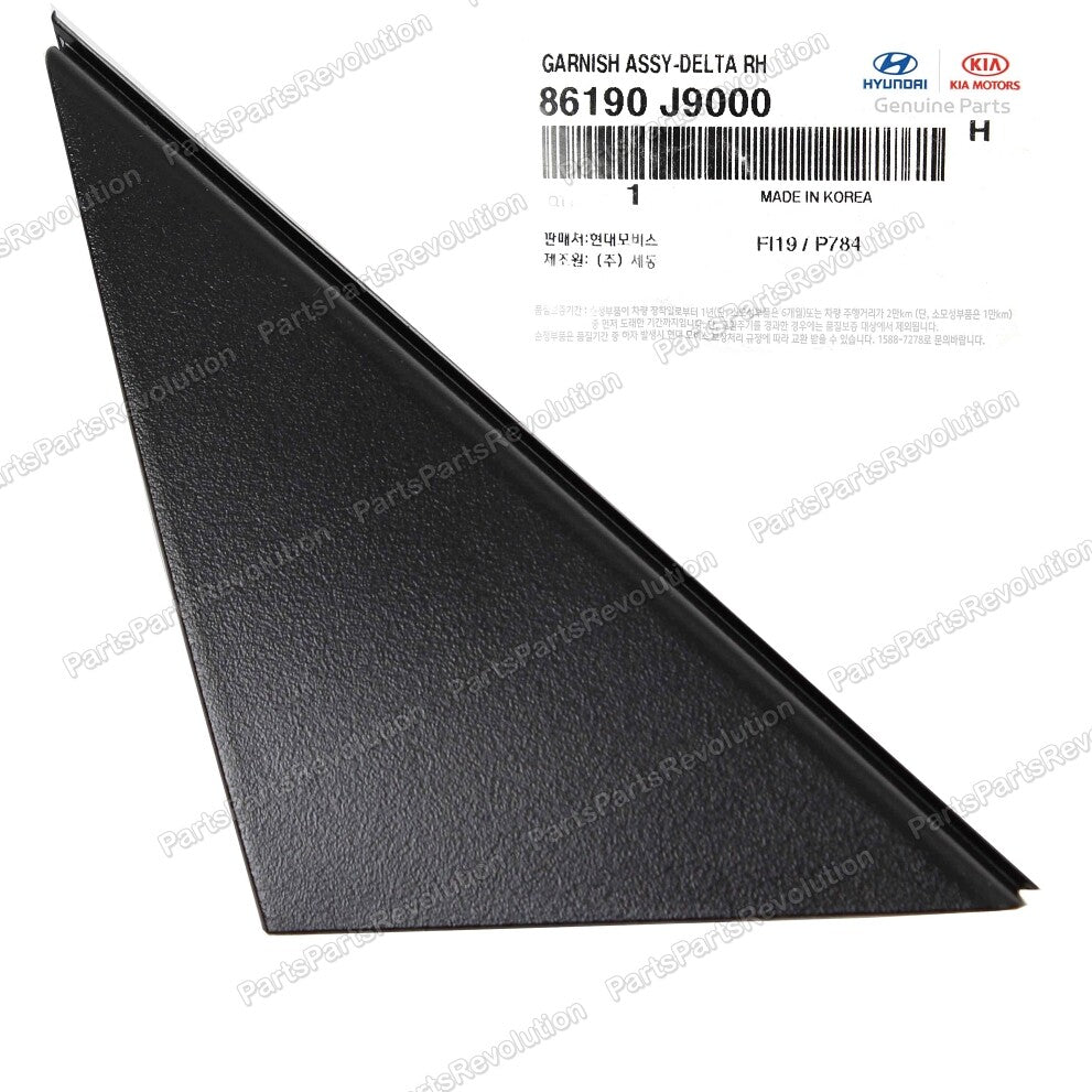 GENUINE Side Mirror Corner Trim Molding Right 86190J9000 for Kona 18-21