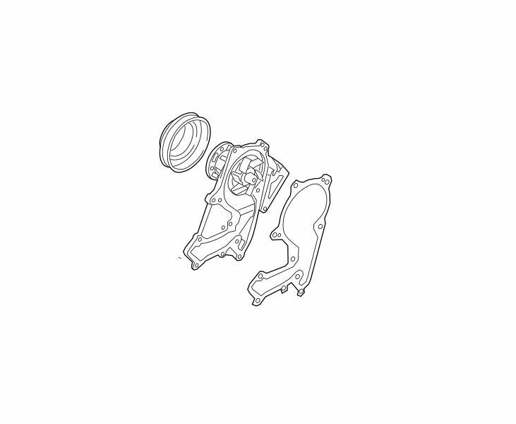 GENUINE Engine Water Pump AssY for 20-21 HYUNDAI Palisade SEL 3.8L 251003CAC0