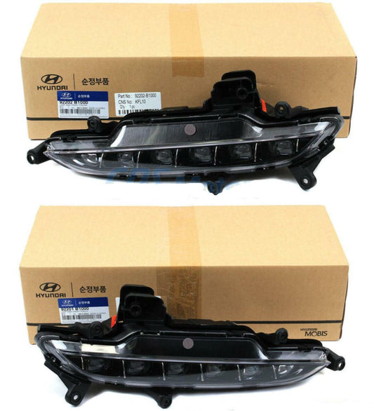 GENUINE LED Fog Lights Lamps LH & RH for 15-17 GENESIS G80 92201B1000