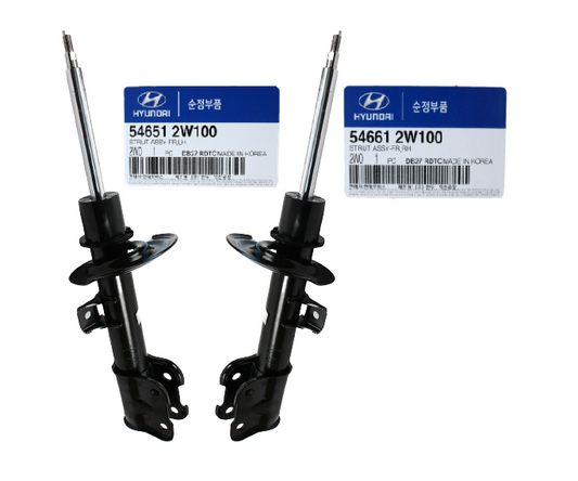 GENUINE Strut FRONT L&R SET for 13-16 Hyundai Santa Fe 546512W100 546612W100 